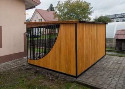 Kojec dla psa w kolorze Złoty Dąb 3