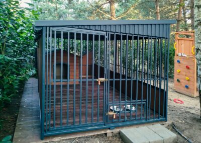 Kojec dla psa 2x4m z zestawem 2