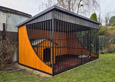 Kojec o wymiarach 3x2 z zestawem dla dużego lub średniego psa - model Eva