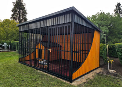 Kojec o wymiarach 3x2 z zestawem dla dużego lub średniego psa - model Eva