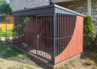 Kojec dla psa 3x2 Orzech + Grafit