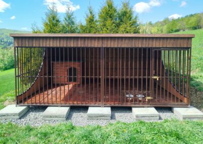 Kojec dla Psa 4x3m model Wood 4