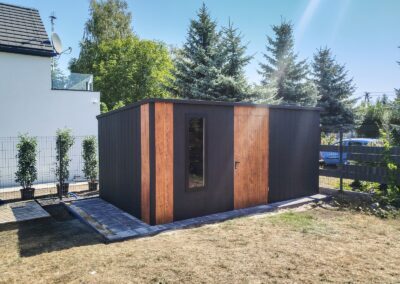 Domek narzędziowy 5x3m model Tuga