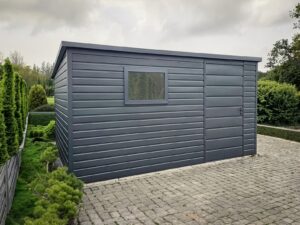 Domek narzędziowy (schowek) o wymiarach 3x2m, model: Amma